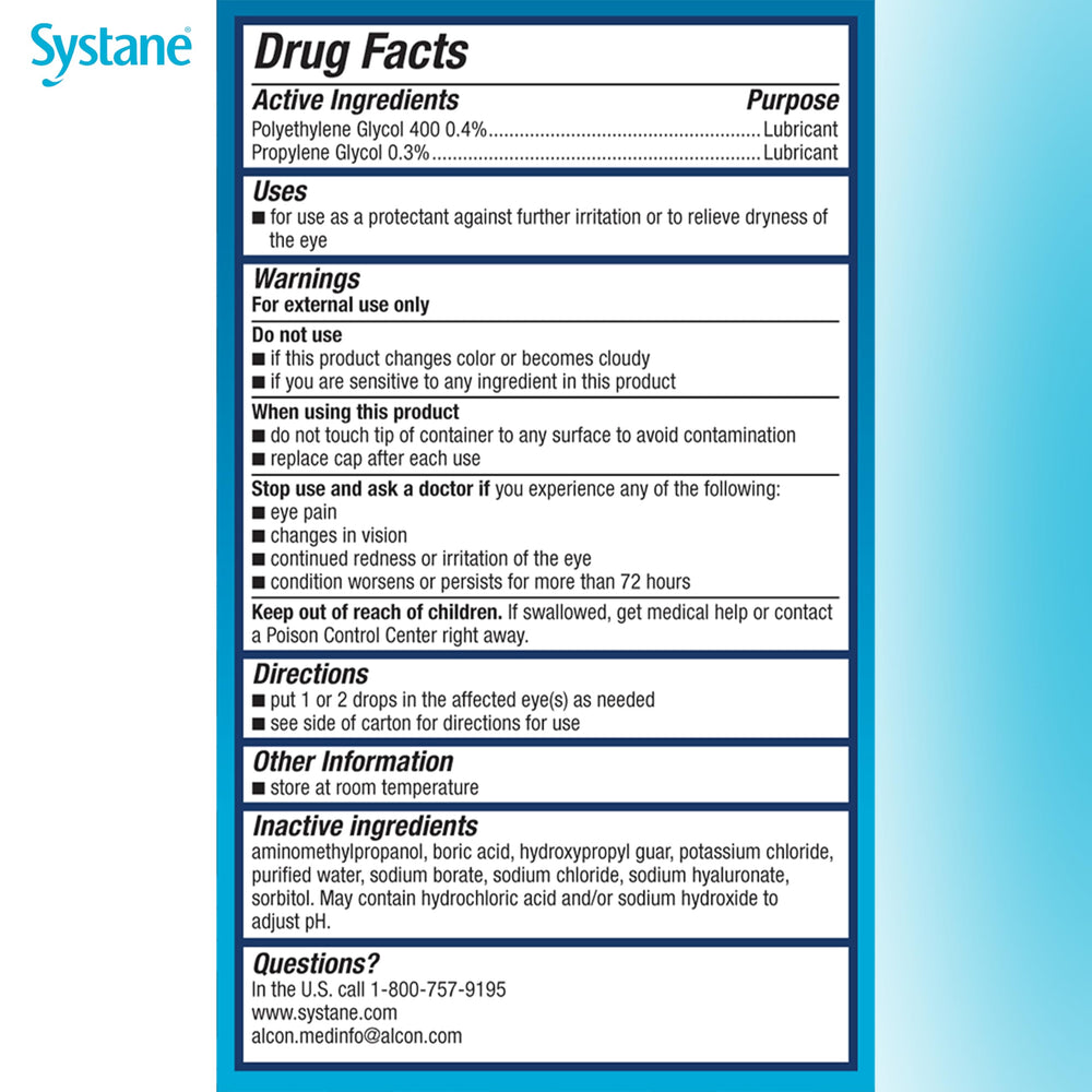 Systane Hydration twin-pack designed for ongoing eye hydration