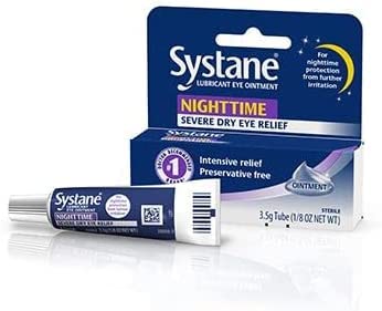 Barrier-formation visual: protective moisture barrier from Systane Nightime Eye Ointment