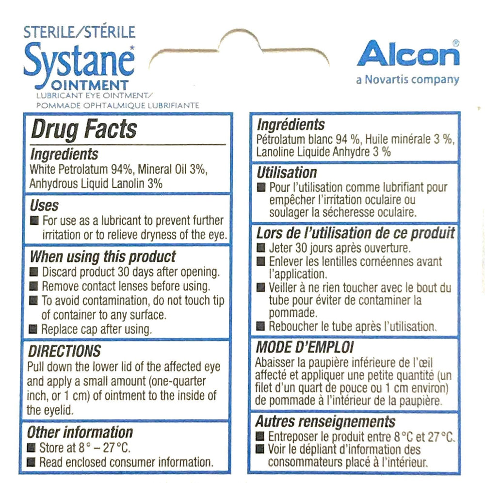 Systane Nighttime Ointment packaging shows multi-pack option for continued relief.