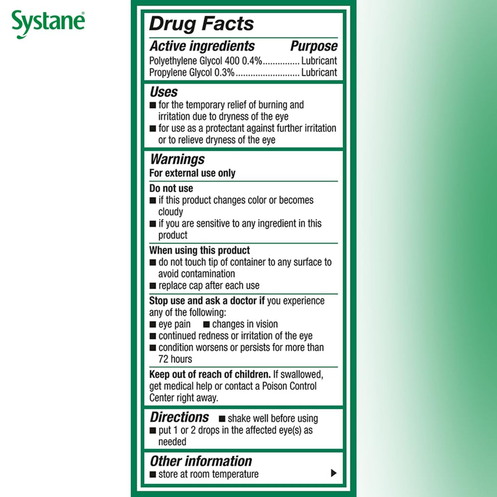 Systane packaging may vary, preserving easy access to relief.