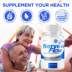 Syvor Nerve Flow label view emphasizes all-natural formula
