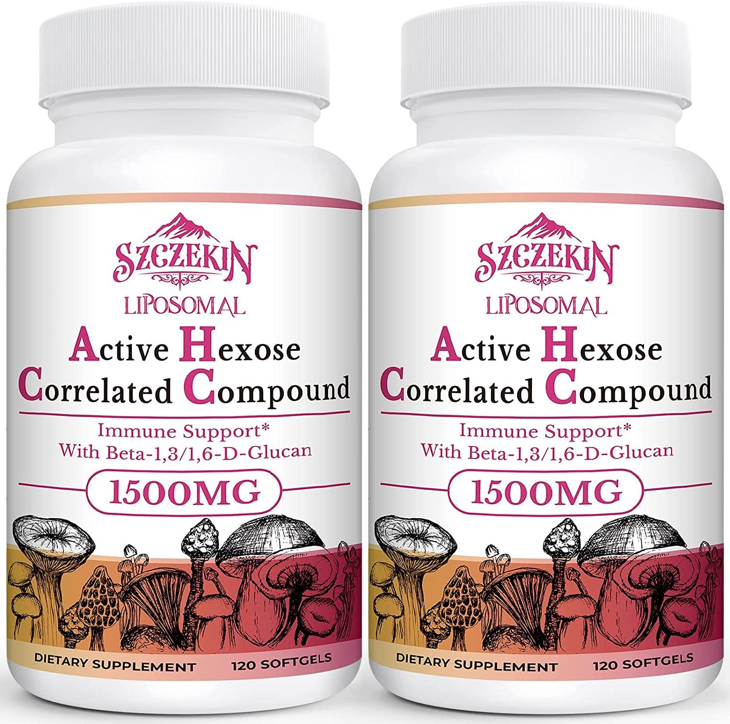SZCZEKIN 1500mg liposomal bottle optimized absorption for daily immune support