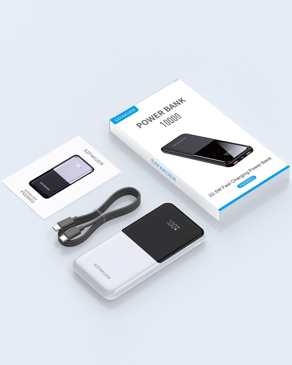 Szfakuer travel-friendly design shows compact size for pockets and bags.