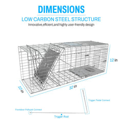 SZHLUX trap folded for storage highlights portability and compact trunk fit.