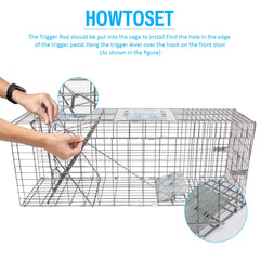 SZHLUX humane interior edges protect animals during capture.