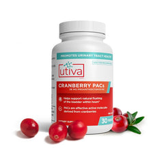 Szio+ Utiva Cranberry PACs ingredients with natural extracts