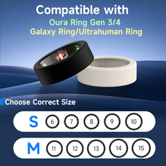 SZJCLTD Oura Gen4/Gen3 silicone cover ultra-thin 1mm profile for comfortable wear