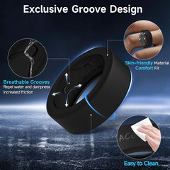 SZJCLTD Oura Ring cover breathable airflow grooves prevent moisture buildup