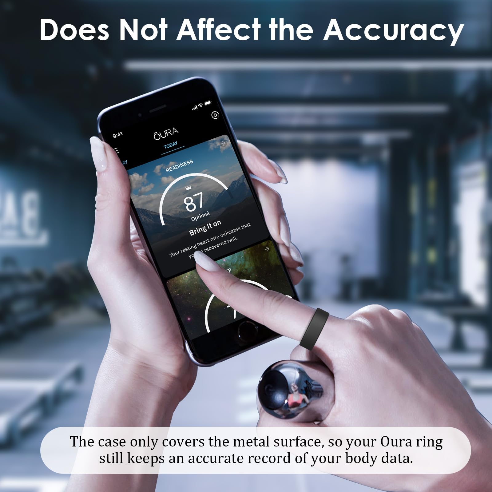 SZJCLTD Oura Ring cover gym-ready protection during workouts
