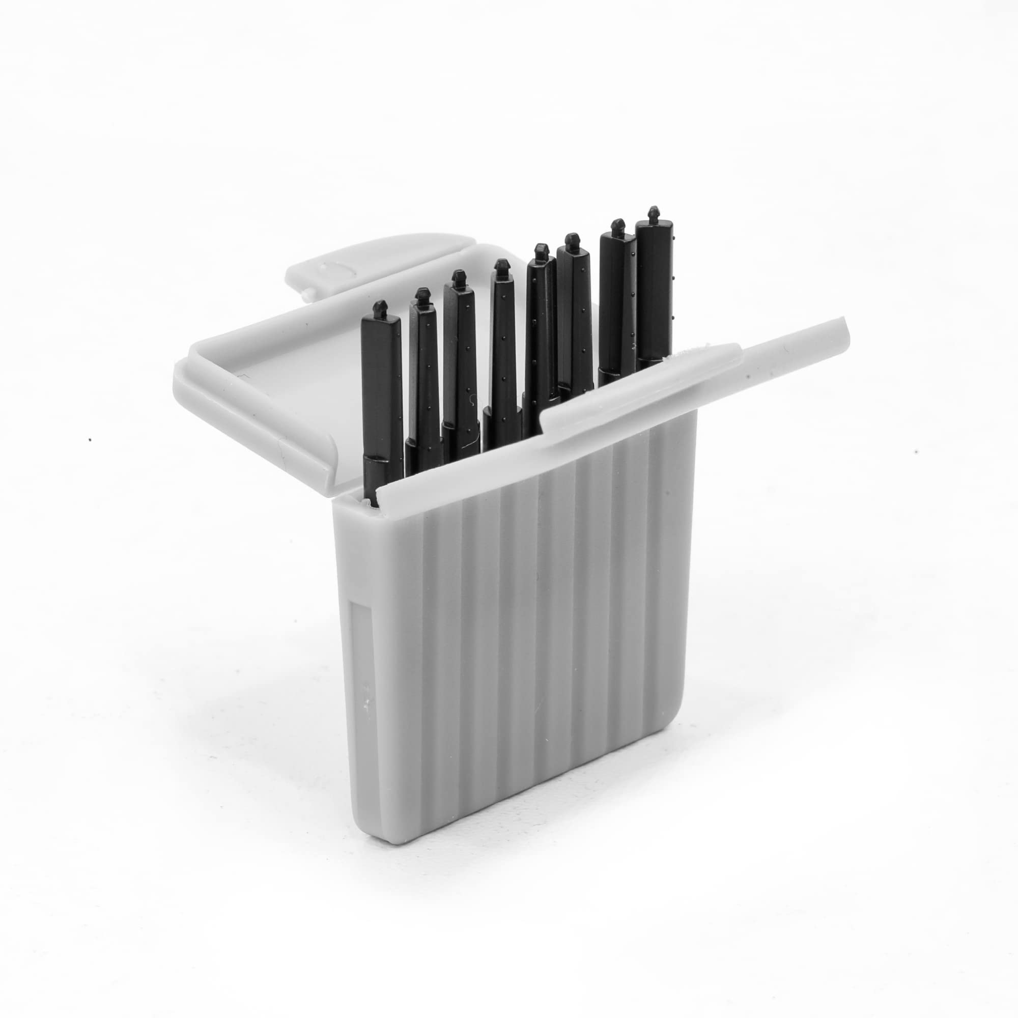 SZYKKO Grey wax guards for daily hearing aid care.