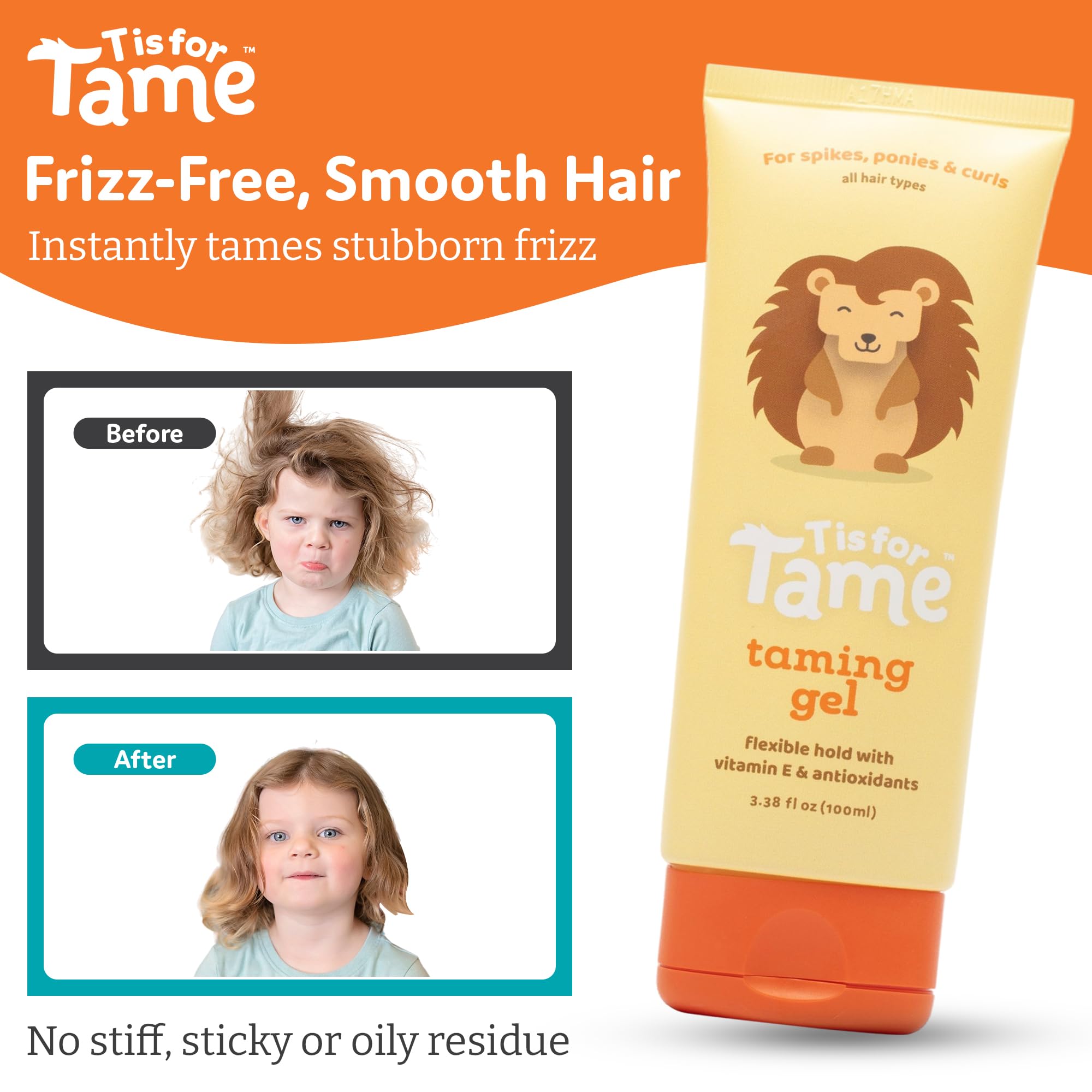 T is for Tame packaging highlights kid-friendly ingredients and vegan formula.
