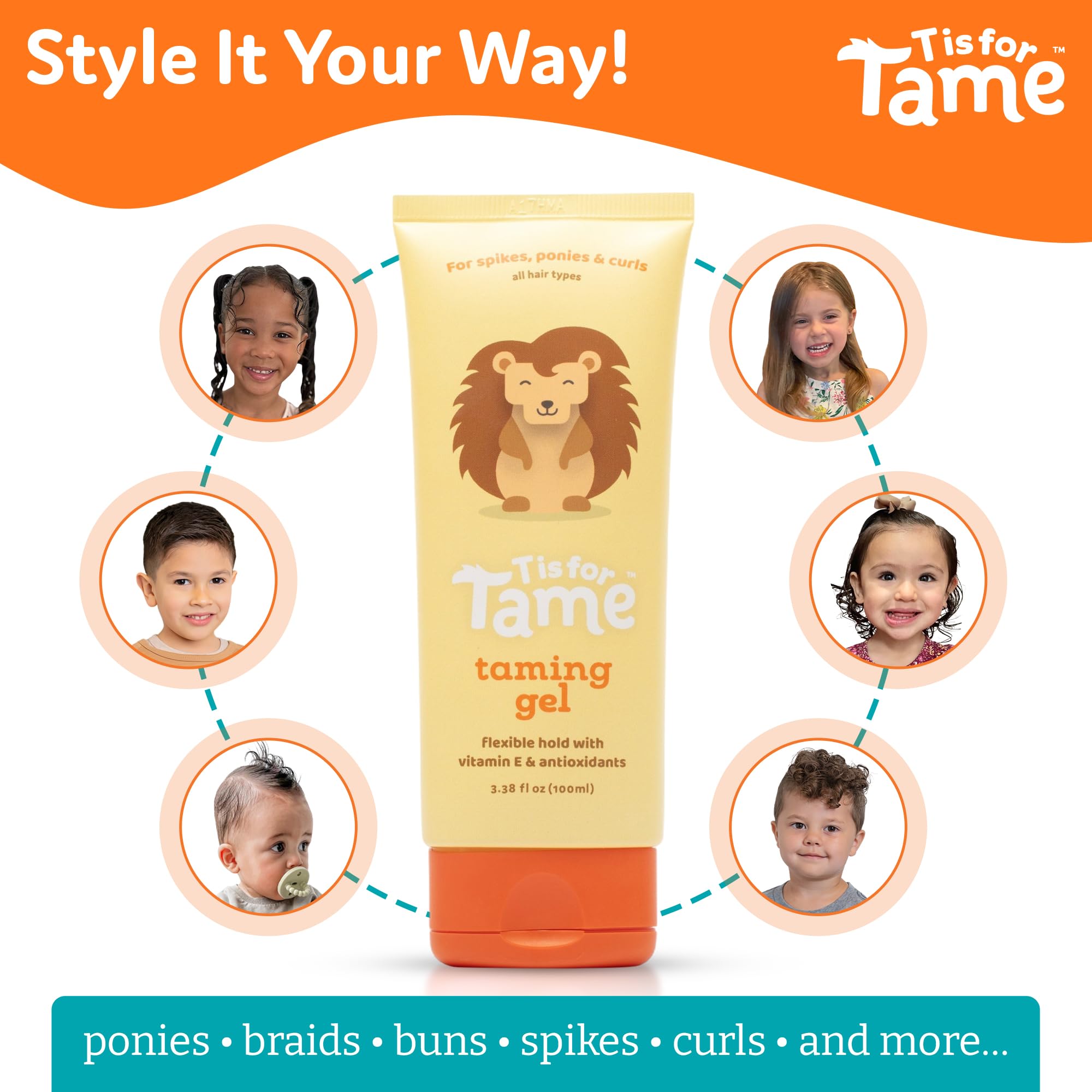 T is for Tame ponytail style demo reveals smooth, frizz-free finish.