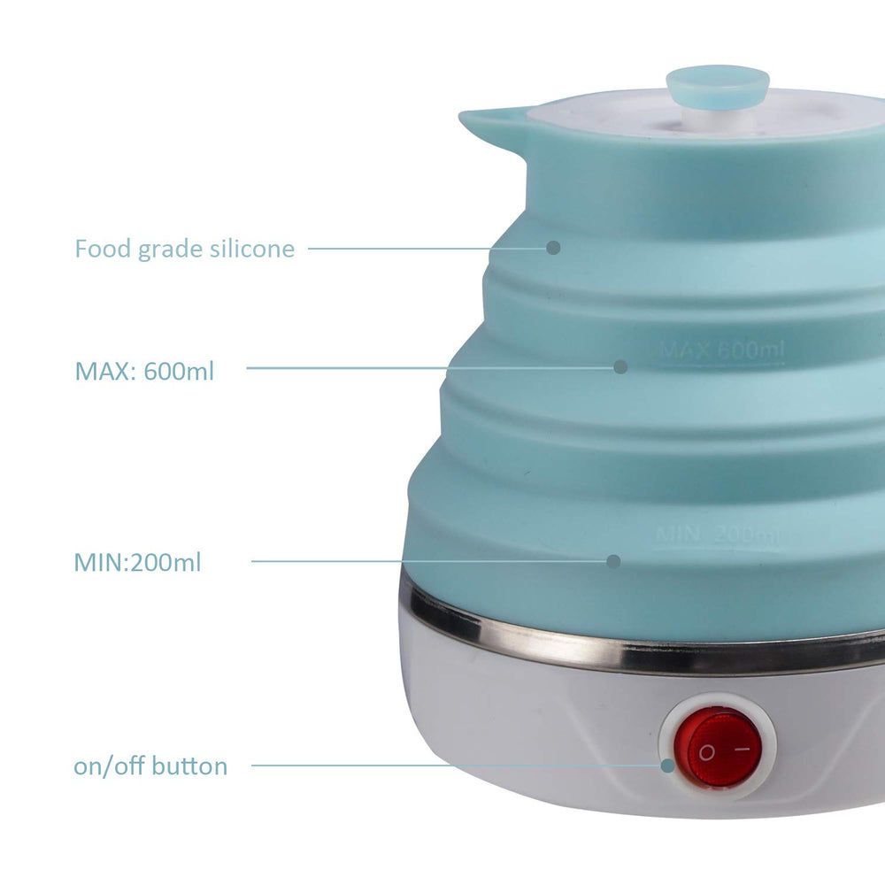 T-magic foldable kettle compact for easy packing on trips