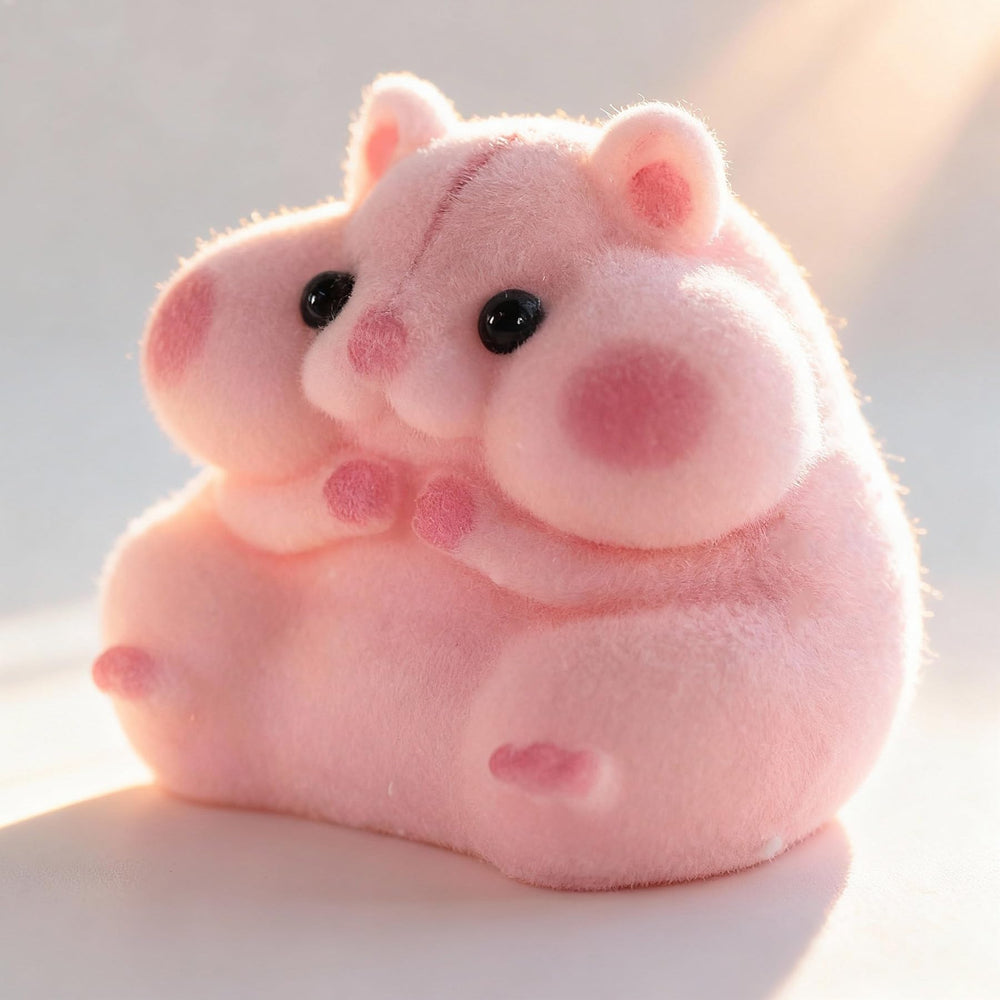 Taba Sensory Plushie Hamster in pink enhances playful decor