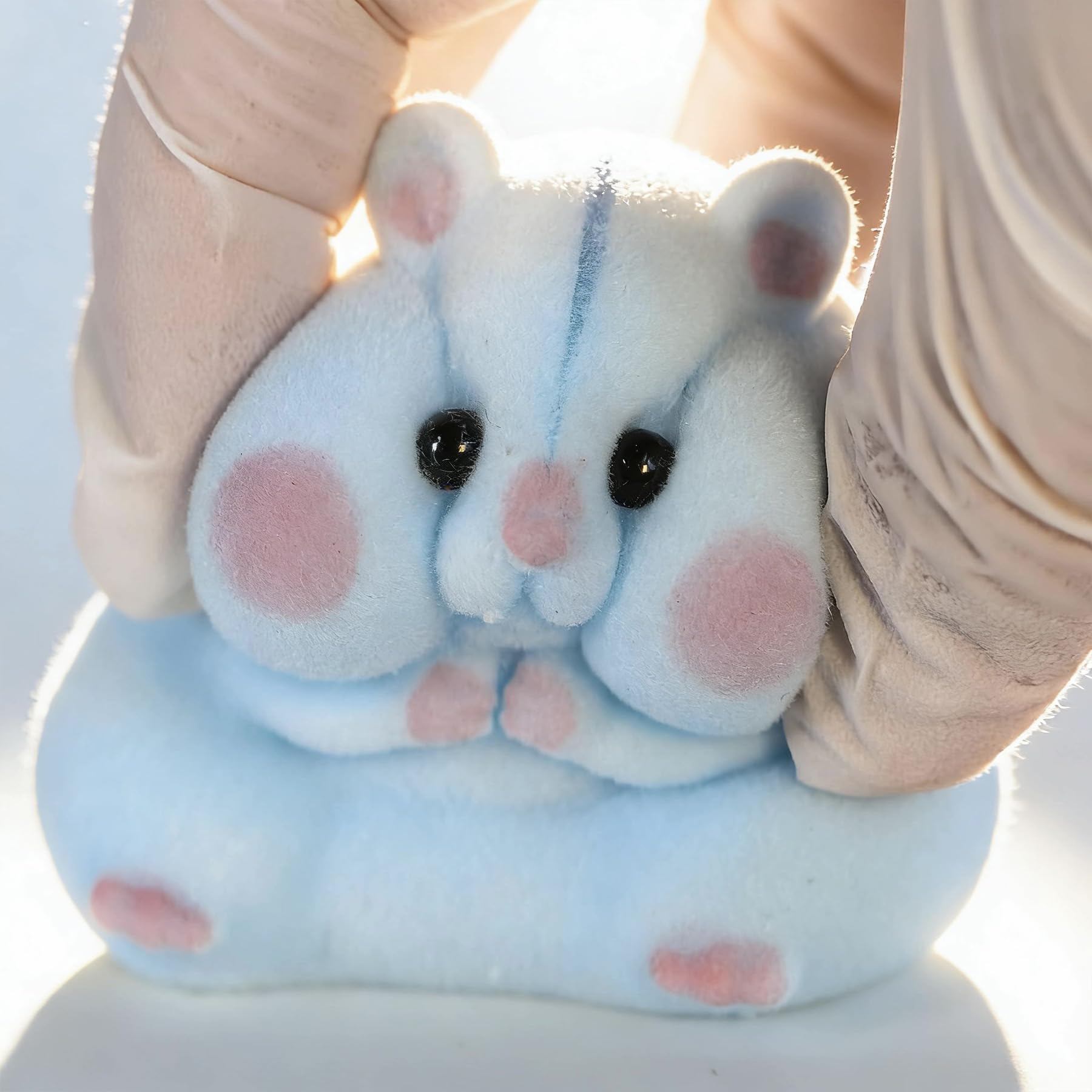 Taba Squishy Hamster Toy blue packaging, gift-ready presentation