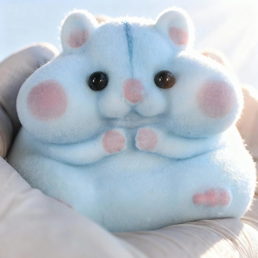 Taba Squishy Hamster Toy blue suitable for kids and adults
