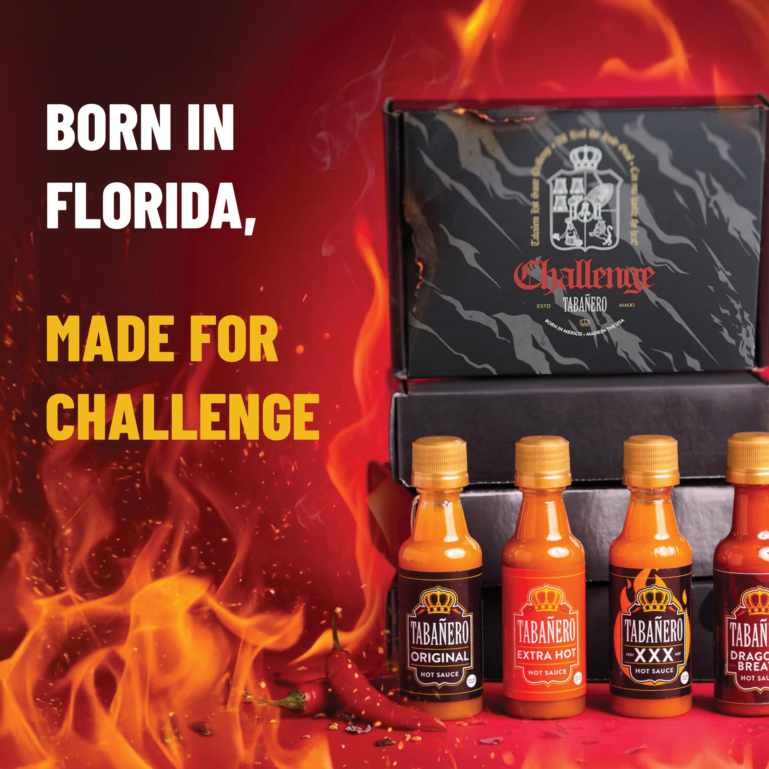 Tabanero Extra Hot bottle delivers intense heat for bold flavor experiments.