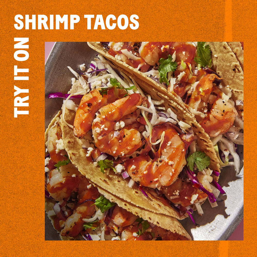 TABASCO ingredients and pepper blend shown for flavor versatility.