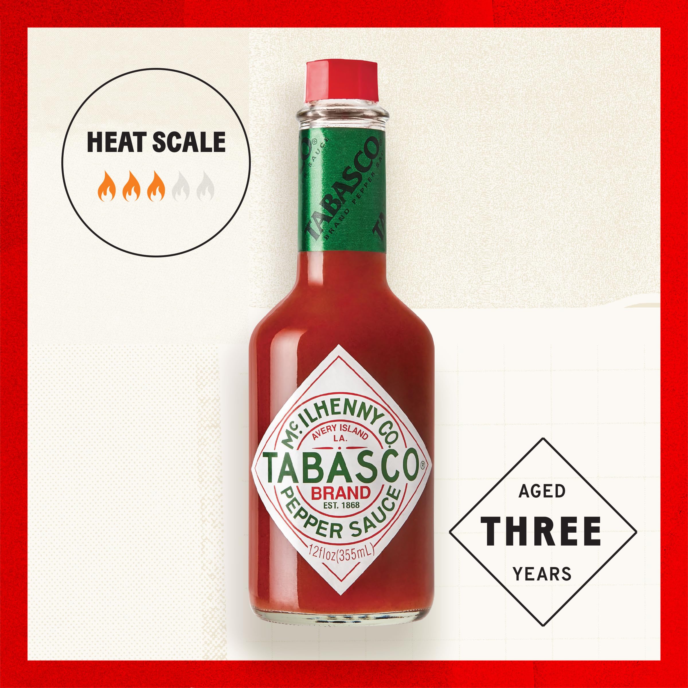 TABASCO Original Red close-up peppers highlight vivid color and peppery aroma.