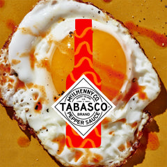 TABASCO Original Red gluten-free label emphasizes safe kitchen staple.