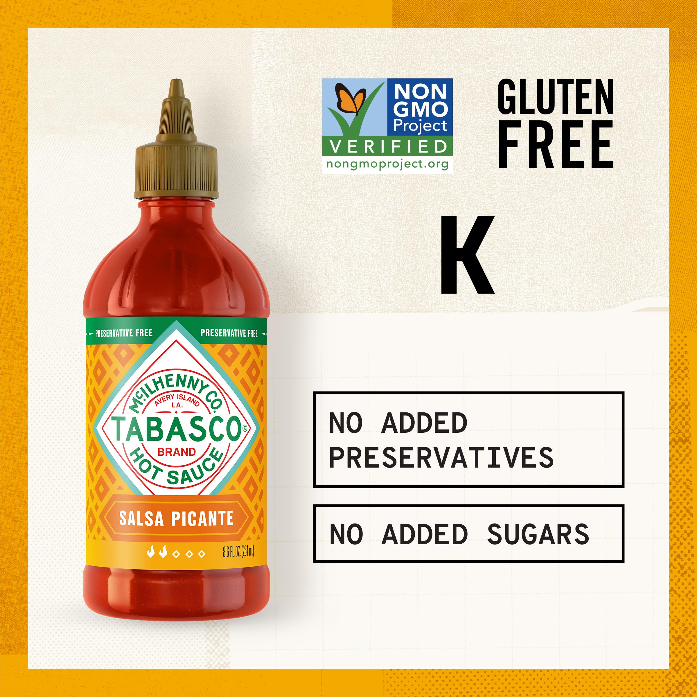 TABASCO Salsa Picante drizzled on eggs for savory finish