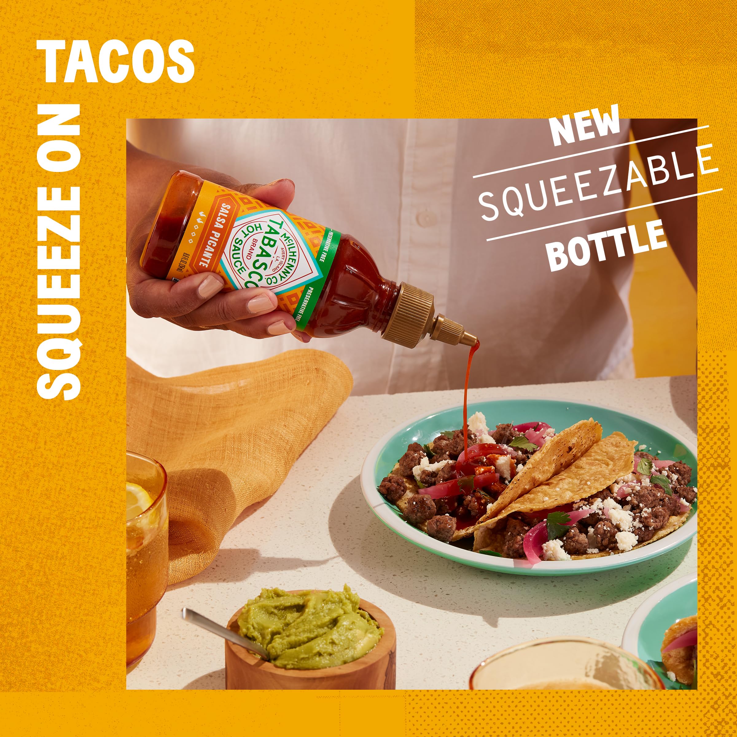 TABASCO Salsa Picante on quesadilla for bold taste