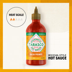 TABASCO Salsa Picante on shelf with easy-squeeze design