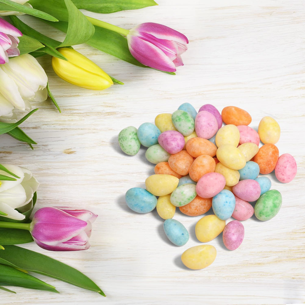 Taboom chewy center jelly beans brighten desserts and snack jars.