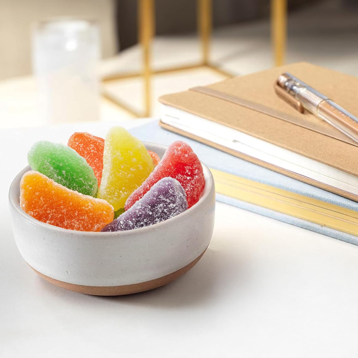 Taboom fruit slices in classroom treats display a fun, shareable snack.