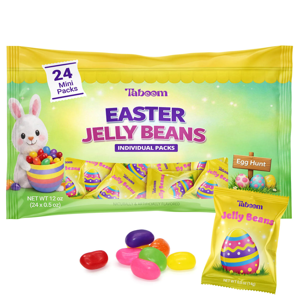 Taboom Easter jelly beans mini pack 24-count for easy Easter baskets.