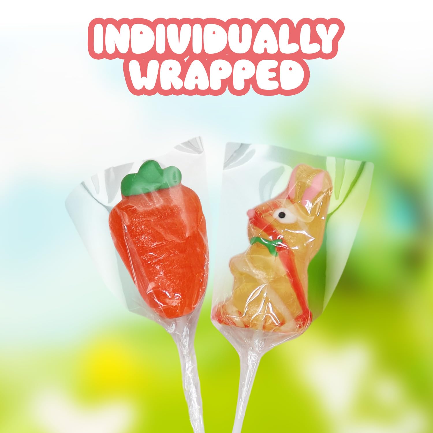 Taboom individually wrapped lollipops stay fresh and easy to distribute.