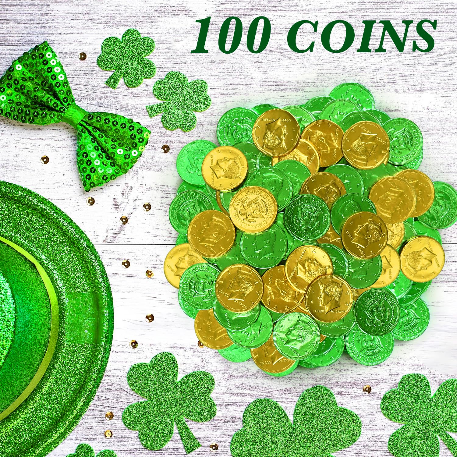 Taboom gift bags filled with chocolate coins for events