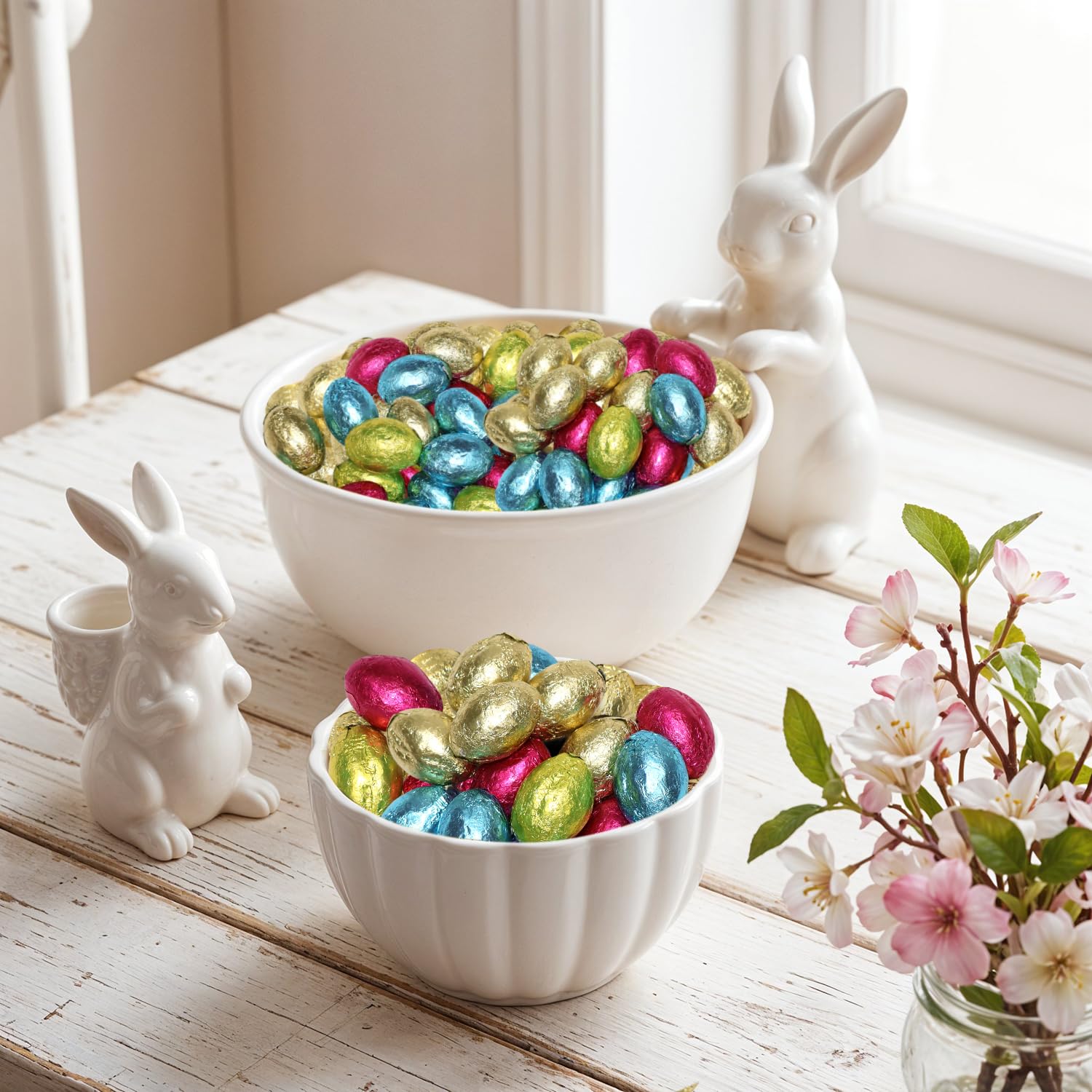 Individually wrapped Taboom eggs keep chocolate fresh and easy to share.