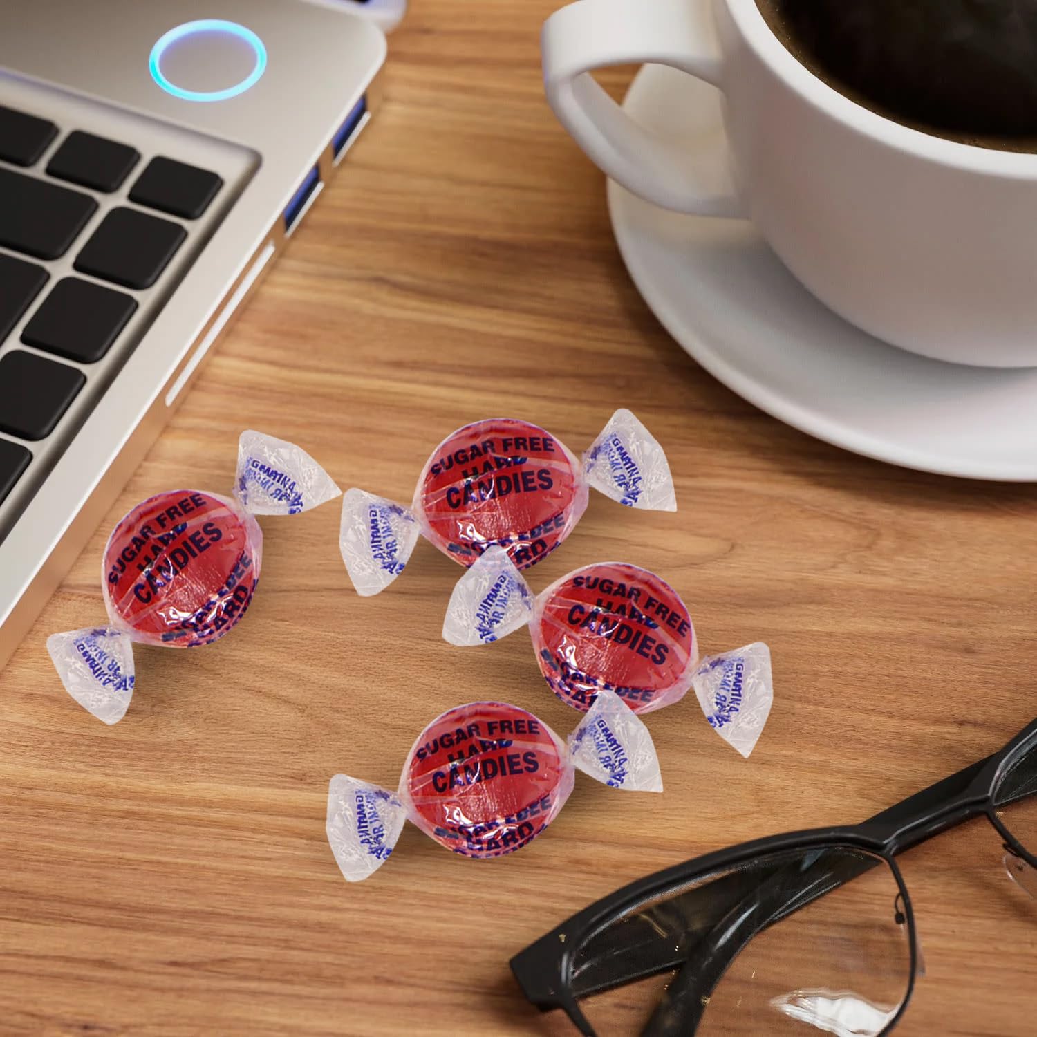 Taboom portable 1-pound bag of sugar-free discs for purse or car.