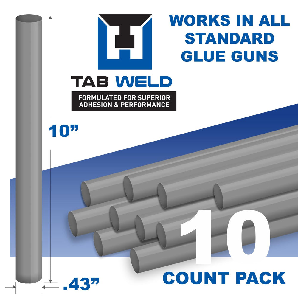Tabweld Black Plague glue stick grey pack, multi-use setup for crease tabs.