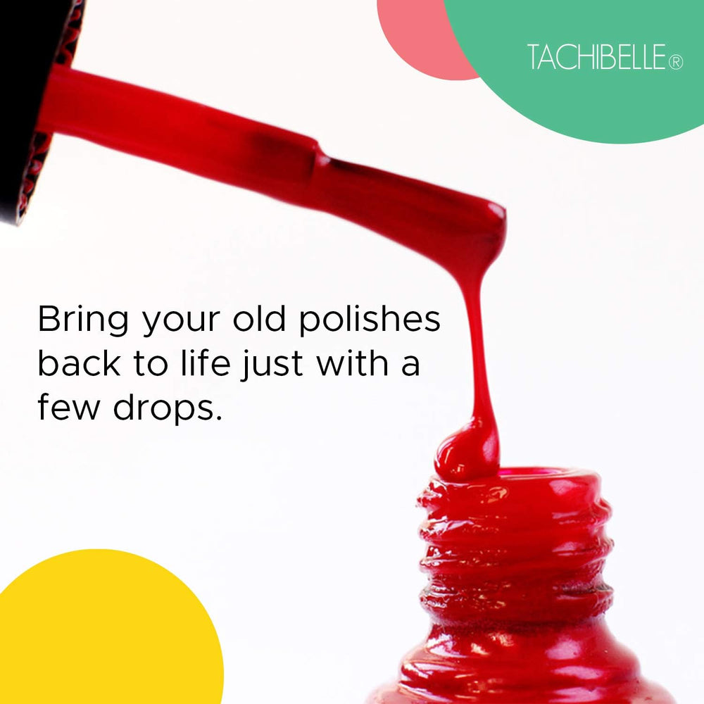 Tachibelle Nail Polish Thinner restores polish clarity with few drops.