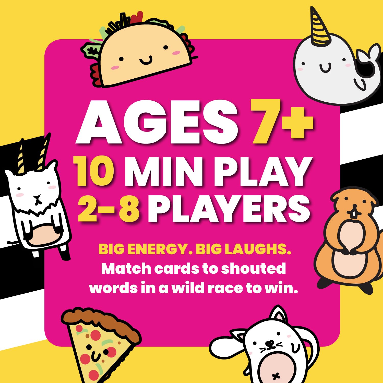Taco Cat Goat Cheese Pizza family-night edition invites kids and adults to join