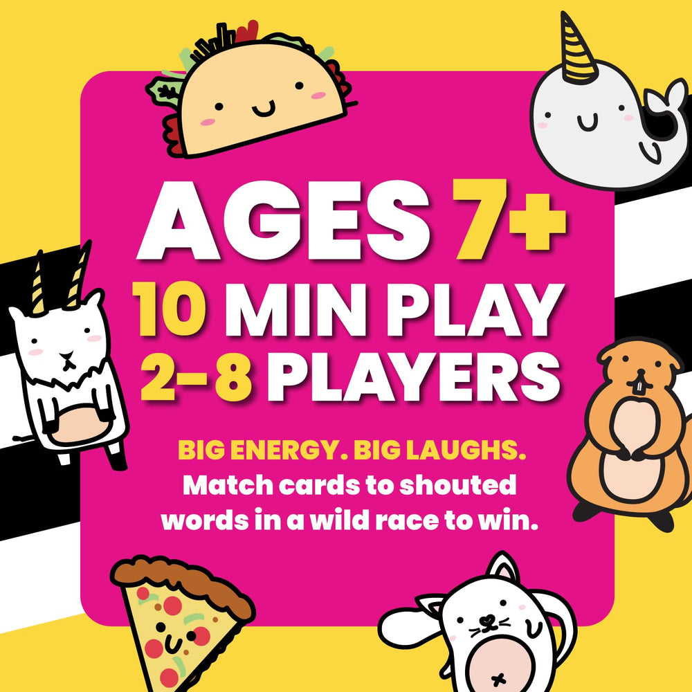 Taco Cat Goat Cheese Pizza family-night edition invites kids and adults to join