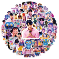 TaDadaPAO Kpop party favors stickers for laptops and water bottles, splashy and fun