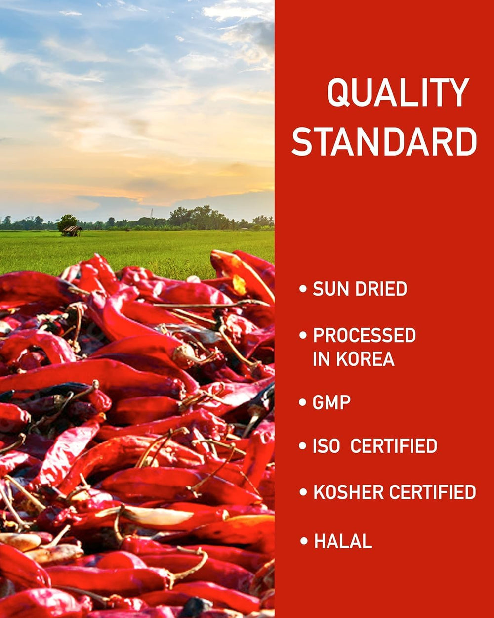 Taekyung chili powder enhances pork, BBQ, and stir-fries with heat.