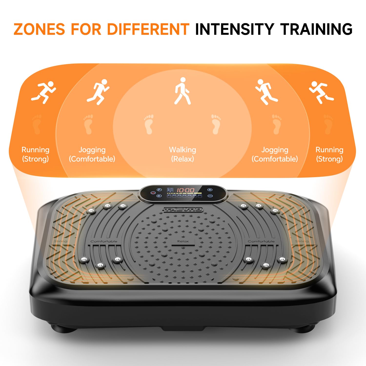 Compact Taevno vibration plate fits neatly in small spaces after workouts.