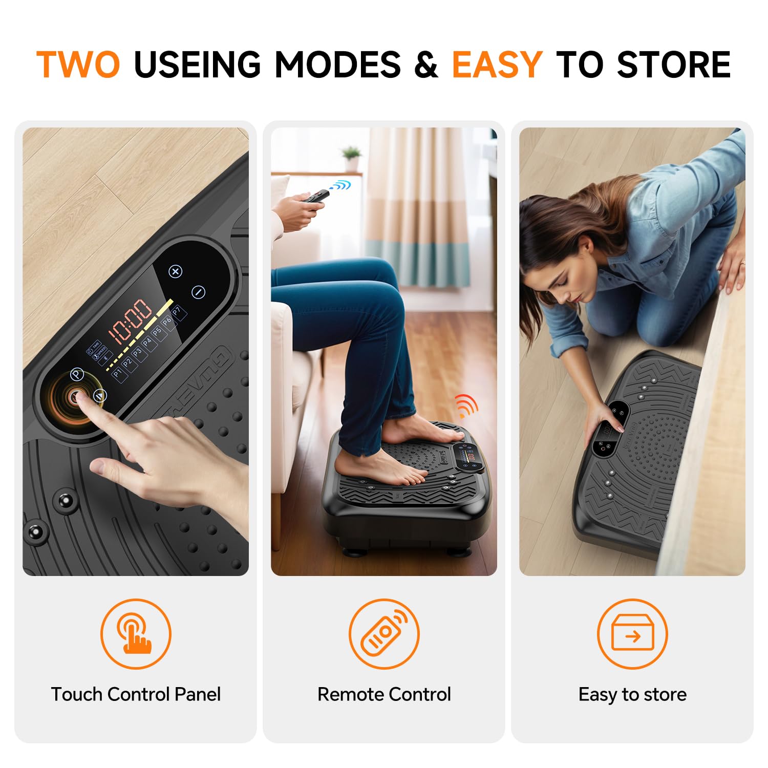 Taevno plate offers manual and auto modes for versatile routines.