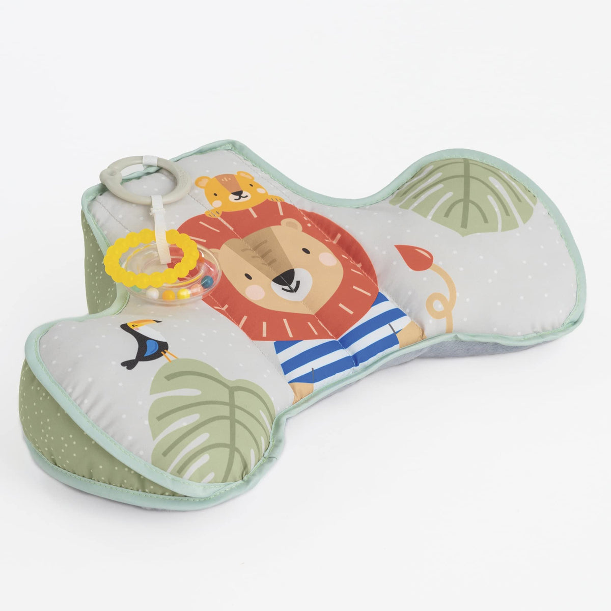 Taf Toys tummy time support overview showing the compact cushion design