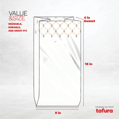 Tafura bread bags featuring a date tab to track freshness
