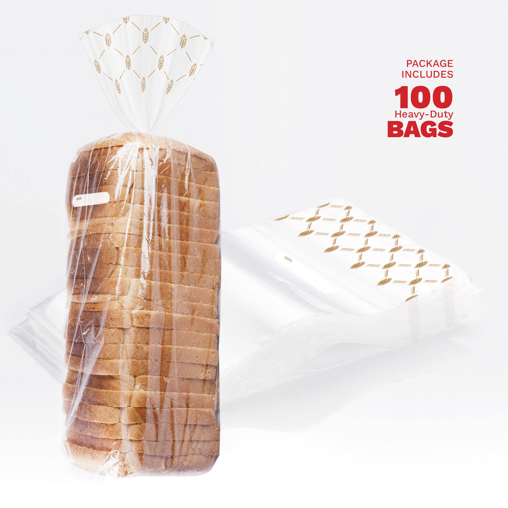 Tafura thick BPA-free plastic keeps bread protected from moisture and odors