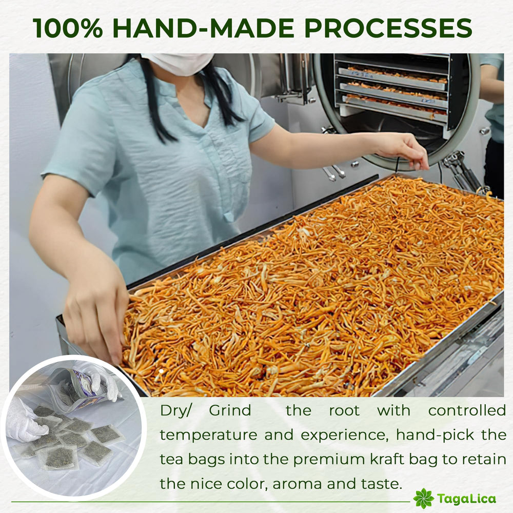 Tagalica biodegradable tea bags feature prominently, aligning with eco-conscious tea enthusiasts