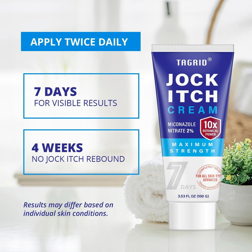 TAGRID Antifungal Cream closeup highlights premium texture.