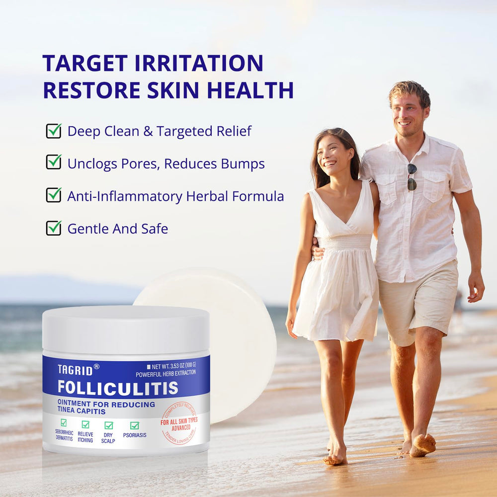 Herbal blend supports soothing daily skincare with gentle nourishment.