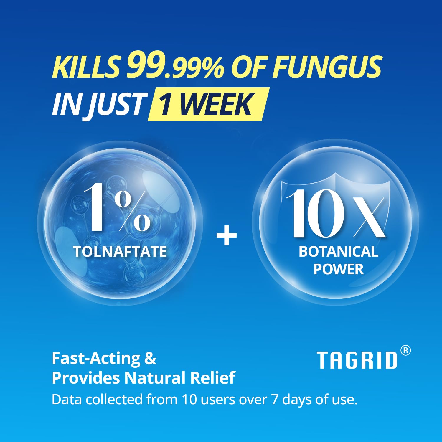 TAGRID Jock Itch Spray application scene demonstrates targeted relief on affected areas