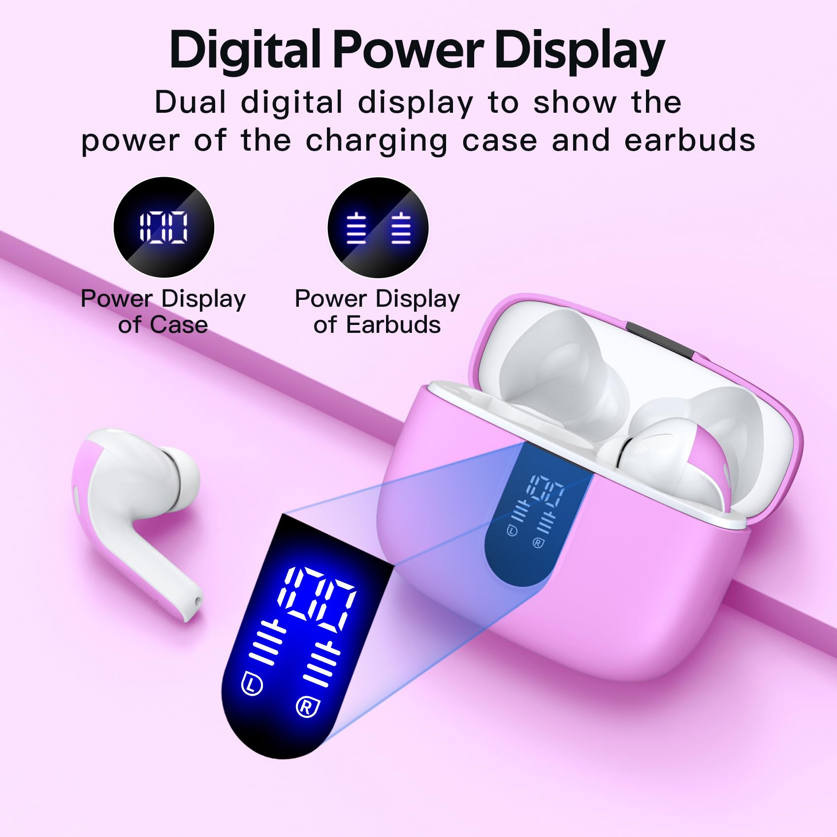 TAGRY X08 earbuds in-ear design for secure fit during workouts